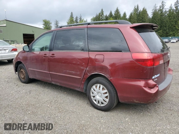 2005 Toyota Sienna CE z VIN 5TDZA23C15S320163, wystawiony jako Copart lot #57182215 z przebiegiem 205 439 mil mil oraz Czysty tytuł • Clean title. Historia ofert i sprzedaży dostępna na DreamBid. Obrazek 2.