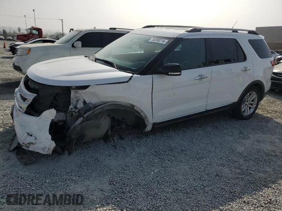 2014 Ford Explorer XLT z VIN 1FM5K7D80EGA49427, wystawiony jako Copart lot #76298214 z przebiegiem 131 132 mil mil oraz Szkoda całkowita • Salvage title. Historia ofert i sprzedaży dostępna na DreamBid. Obrazek 1.