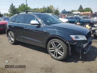 2017 Audi SQ5 Premium Plus with VIN WA1CCAFP7HA002360, listed as a Copart auction lot 65685024 with 130,385 mi miles and Clean Title. Bid and sale history available at carsss.com. Image 4.