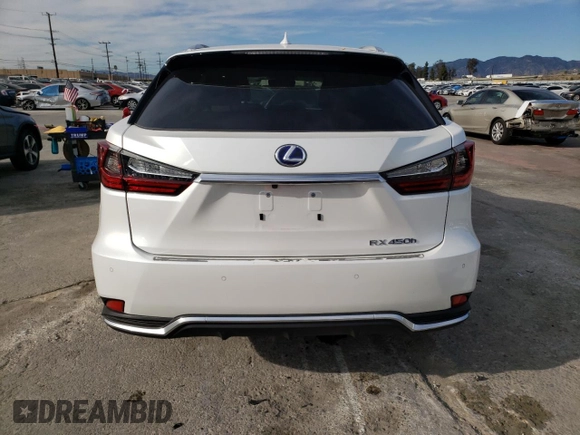 2022 Lexus RX with VIN 2T2HGMDA2NC078930, listed as a Copart auction lot 71637532 with 11,841 mi miles. Bid and sale history available at carsss.com. Image 6.