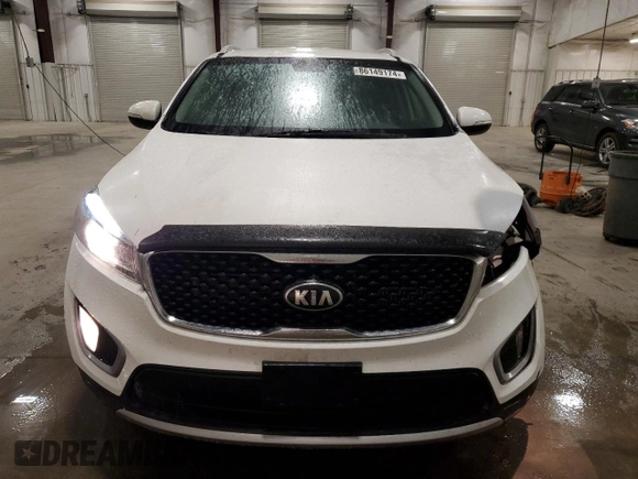 2017 Kia Sorento EX with VIN 5XYPHDA16HG274380, listed as a Copart auction lot 86149174 with 133,342 mi miles and Salvage Title. Bid and sale history available at carsss.com. Image 5.