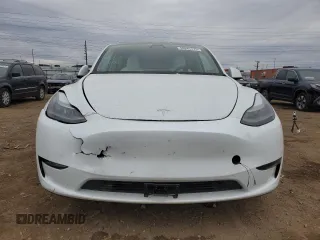 2023 Tesla Model Y Long Range with VIN 7SAYGDEEXPF839677, listed as a Copart auction lot 50845175 with 36,661 mi miles and Salvage Title. Bid and sale history available at DreamBid. Image 5.