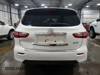 2013 Infiniti JX35 with VIN 5N1AL0MN3DC316798, listed as a Copart auction lot 53144765 with 126,305 mi miles and Salvage Title. Bid and sale history available at carsss.com. Image 6.