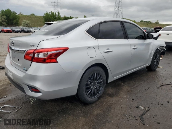 2017 Nissan Sentra S with VIN 3N1AB7AP5HY325038, listed as a Copart auction lot 58918975 with 164,232 mi miles and Salvage title. Bid and sale history available at DreamBid. Image 3.