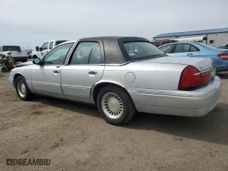 2002 Mercury Grand Marquis LS Premium with VIN 2MEFM75W42X665913, listed as a Copart auction lot 53554535 with 92,394 mi miles and Salvage Title. Bid and sale history available at carsss.com. Image 2.