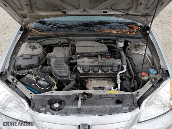 2003 Honda Civic DX with VIN 2HGES161X3H551530, listed as a Copart auction lot 52491805 with 0 mi miles and Salvage Title. Bid and sale history available at carsss.com. Image 12.