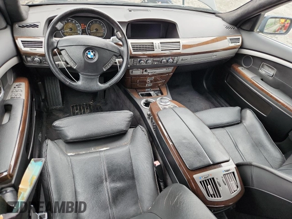 2008 BMW 7 Series 750Li with VIN WBAHN83568DT78626, listed as a Copart auction lot 60956495 with 87,600 mi miles and Clean title. Bid and sale history available at DreamBid. Image 8.