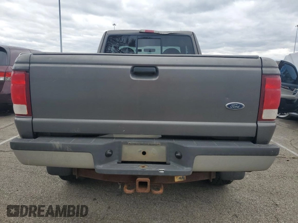 2000 Ford Ranger XLT with VIN 1FTZR15X0YPA23290, listed as a Copart auction lot 53002385 with 126,655 mi miles and Salvage Title. Bid and sale history available at carsss.com. Image 6.