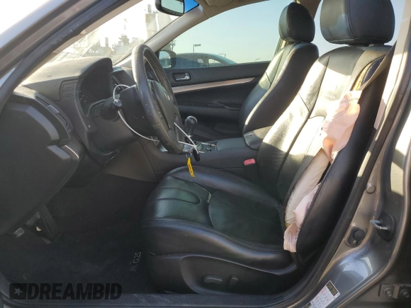 2011 Infiniti G25 Journey with VIN JN1DV6APXBM603814, listed as a Copart auction lot 49744235 with 145,615 mi miles and Salvage title. Bid and sale history available at DreamBid. Image 7.