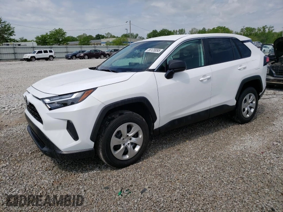 2023 Toyota RAV4 LE с VIN 2T3F1RFV8PW357060, выставлен на аукционе Copart как лот 55120095 с пробегом 43 104 миль миль и Списание • Salvage title. История ставок и продаж доступна на DreamBid. Изображение 1.