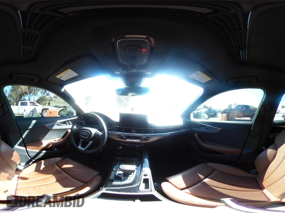 2023 Audi A4 S line Premium Plus with VIN WAUEAAF48PN022647, listed as a IAAI auction lot 41675764 with 19,522 mi miles and . Bid and sale history available at DreamBid. Image 19.