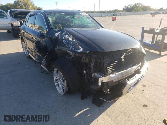 2018 Audi Q5 Premium Plus with VIN WA1BNAFY7J2204890, listed as a Copart auction lot 65254672 with 66,995 mi miles. Bid and sale history available at carsss.com. Image 9.