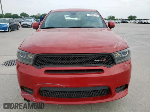 2019 Dodge Durango GT Plus with VIN 1C4RDJDG2KC739168, listed as a Copart auction lot 53700155 with 97,307 mi miles and Salvage title. Bid and sale history available at DreamBid. Image 5.
