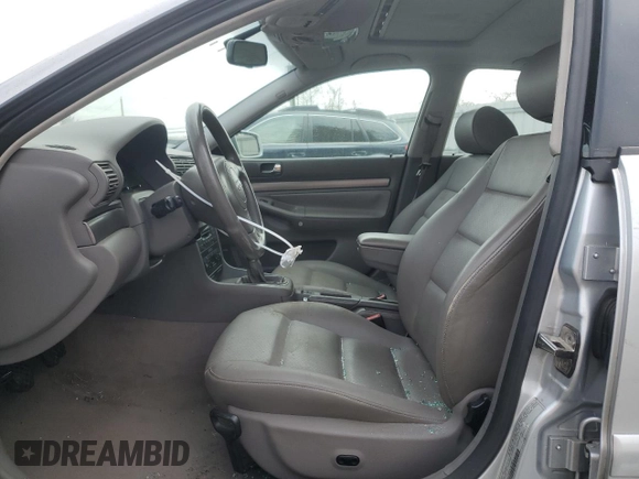 2001 Audi A4 with VIN WAUDC68D81A012246, listed as a Copart auction lot 48749525 with 60,876 mi miles and Salvage title. Bid and sale history available at DreamBid. Image 7.