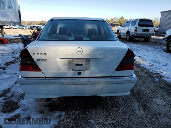 1998 Mercedes-Benz C 230/260/280/320 with VIN WDBHA23G1WA570692, listed as a Copart auction lot 42593755 with Not Provided miles and Salvage Title. Bid and sale history available at carsss.com. Image 6.