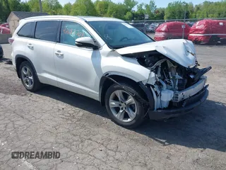 2015 Toyota Highlander Limited with VIN 5TDDKRFH2FS174218, listed as a IAAI auction lot 42187768 with 176,357 mi miles and . Bid and sale history available at DreamBid. Image 1.