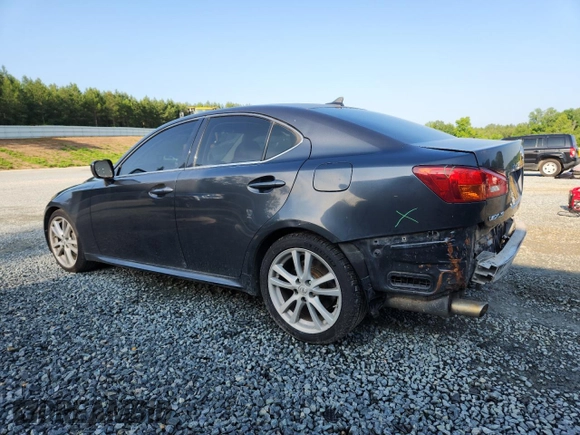 2007 Lexus IS 350 with VIN JTHBE262975014988, listed as a Copart auction lot 59887125 with 135,686 mi miles and Salvage title. Bid and sale history available at DreamBid. Image 2.