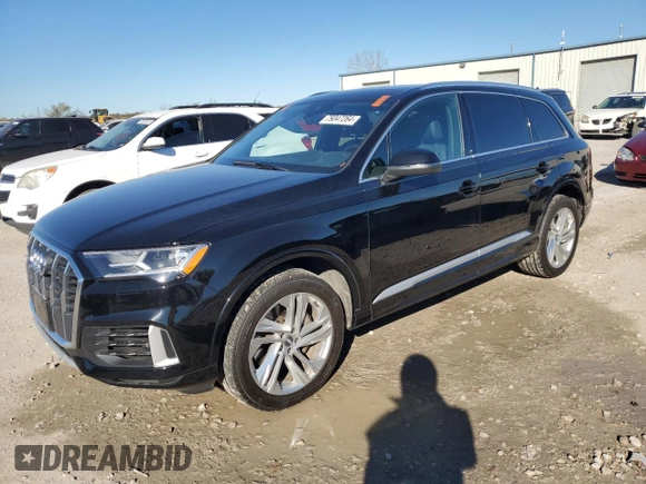 2020 Audi Q7 Premium with VIN WA1AXAF7XLD010021, listed as a Copart auction lot 79047264 with 83,529 mi miles and Clean Title. Bid and sale history available at carsss.com. Image 1.