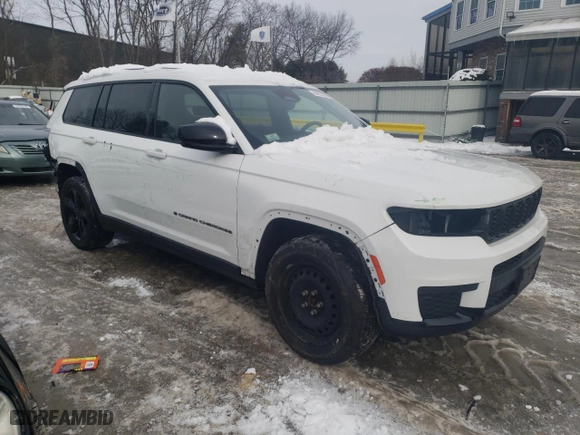 2021 Jeep Grand Cherokee L Altitude with VIN 1C4RJKAG3M8151563, listed as a Copart auction lot 44053585 with 42,453 mi miles and Salvage Title. Bid and sale history available at carsss.com. Image 4.