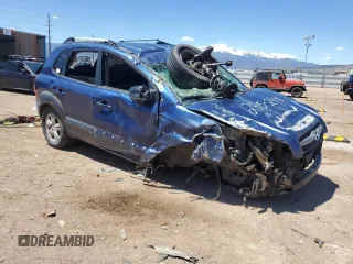 2006 Hyundai Tucson GLS with VIN KM8JN72D76U303031, listed as a Copart auction lot 53524894 with 0 mi miles and Salvage Title. Bid and sale history available at carsss.com. Image 4.