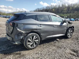 2019 Nissan Murano SL with VIN 5N1AZ2MS2KN113385, listed as a Copart auction lot 52150985 with 107,795 mi miles and Salvage Title. Bid and sale history available at DreamBid. Image 3.