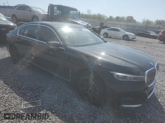 2021 BMW 7 Series 750i xDrive with VIN WBA7U2C07MCG34372, listed as a Copart auction lot 50639425 with 44,120 mi miles and Clean Title. Bid and sale history available at carsss.com. Image 4.