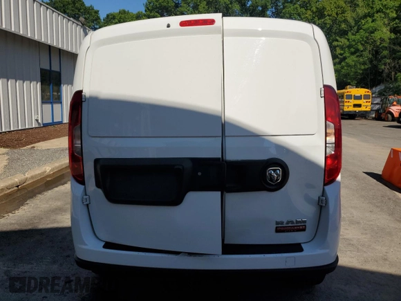 2022 Ram ProMaster City Cargo Tradesman with VIN ZFBHRFAB6N6Y24331, listed as a Copart auction lot 56729625 with 32,854 mi miles and Salvage title. Bid and sale history available at DreamBid. Image 6.