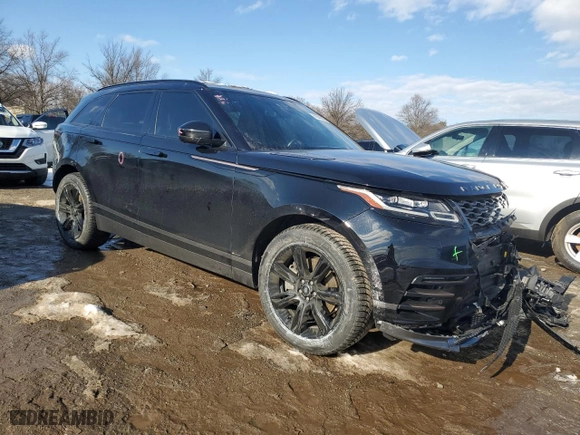 2019 Land Rover Range Rover Velar R-Dynamic SE with VIN SALYL2EV0KA786513, listed as a Copart auction lot 41640385 with 60,393 mi miles and Salvage Title. Bid and sale history available at carsss.com. Image 4.