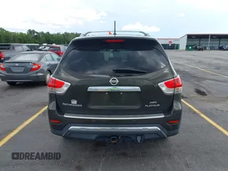 2016 Nissan Pathfinder Platinum with VIN 5N1AR2MM1GC601280, listed as a IAAI auction lot 42169483 with 179,332 mi miles. Bid and sale history available at carsss.com. Image 16.