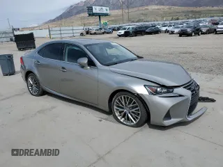 2017 Lexus IS with VIN JTHCM1D24H5022471, listed as a Copart auction lot 52207865 with 76,648 mi miles and Salvage Title. Bid and sale history available at carsss.com. Image 4.