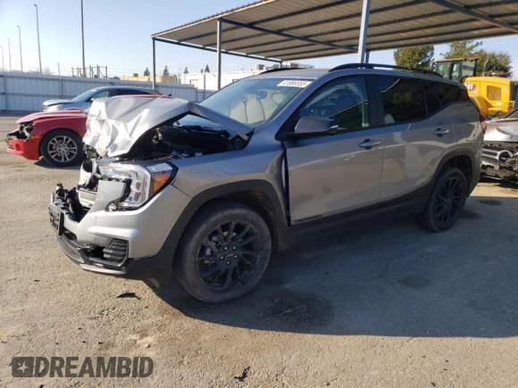 2024 GMC Terrain SLE with VIN 3GKALTEG4RL209507, listed as a Copart auction lot 41886555 with 18,363 mi miles and Salvage Title. Bid and sale history available at carsss.com. Image 1.