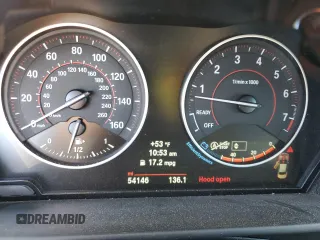 2016 BMW 2 Series M235i with VIN WBA1J7C54GV289959, listed as a Copart auction lot 41477525 with 54,146 mi miles and Salvage title. Bid and sale history available at DreamBid. Image 9.
