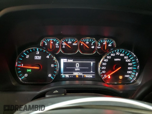 2015 Chevrolet Silverado 1500 LT with VIN 3GCUKREC6FG235333, listed as a Copart auction lot 48723705 with 168,574 mi miles and Clean Title. Bid and sale history available at carsss.com. Image 9.