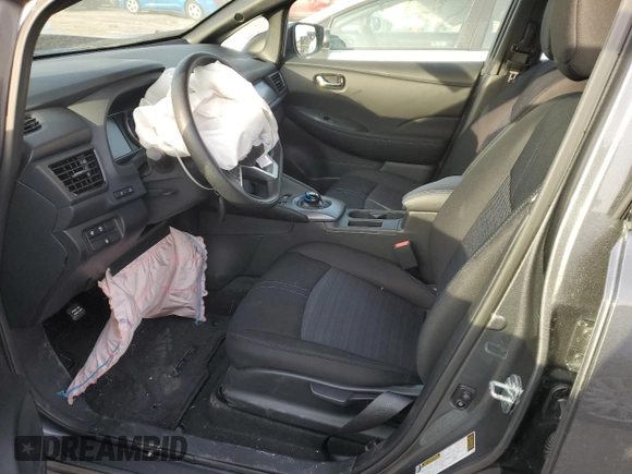 2025 Nissan LEAF S with VIN 1N4AZ1BV0SC563095, listed as a Copart auction lot 45959975 with 669 mi miles and Salvage Title. Bid and sale history available at carsss.com. Image 7.