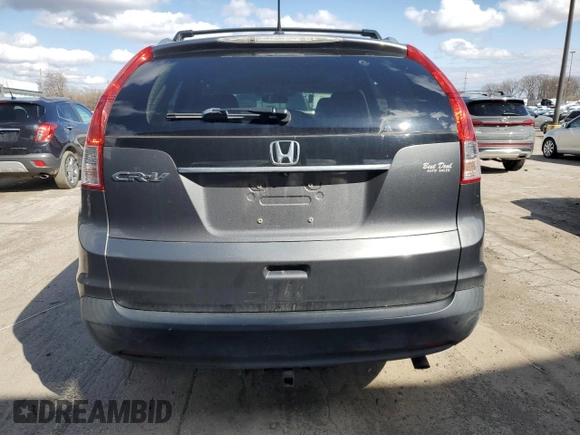 2013 Honda CR-V EX-L with VIN 5J6RM3H71DL019251, listed as a Copart auction lot 51737695 with 102,828 mi miles and Salvage Title. Bid and sale history available at DreamBid. Image 6.