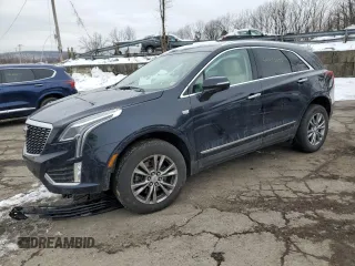 2021 Cadillac XT5 AWD Premium Luxury with VIN 1GYKNDRS3MZ126337, listed as a Copart auction lot 44495685 with 62,296 mi miles and Salvage Title. Bid and sale history available at carsss.com. Image 1.