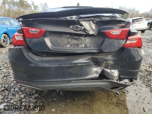 2024 Chevrolet Malibu RS with VIN 1G1ZG5ST2RF138164, listed as a Copart auction lot 43367865 with 21,415 mi miles and Salvage Title. Bid and sale history available at DreamBid. Image 6.