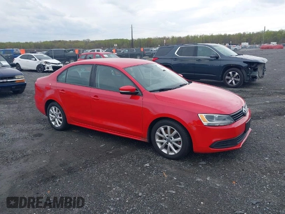 2011 Volkswagen Jetta Sedan SE w/Convenience & Sunroof PZEV with VIN 3VWDZ7AJ0BM061238, listed as a IAAI auction lot 42046655 with 174,131 mi miles. Bid and sale history available at carsss.com. Image 1.