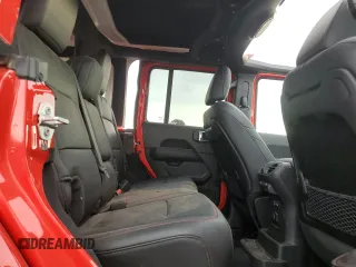 2024 Jeep Wrangler Rubicon X with VIN 1C4RJXFG5RW297553, listed as a Copart auction lot 85009074 with 838 mi miles and Salvage title. Bid and sale history available at DreamBid. Image 11.