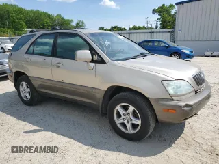 2002 Lexus RX 300 with VIN JTJHF10U520252529, listed as a Copart auction lot 55276465 with 203,254 mi miles and Salvage Title. Bid and sale history available at DreamBid. Image 4.