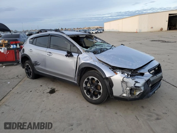 2023 Subaru Crosstrek Premium with VIN JF2GTACC7P9245127, listed as a Copart auction lot 87095854 with Not provided miles and Salvage title. Bid and sale history available at DreamBid. Image 4.