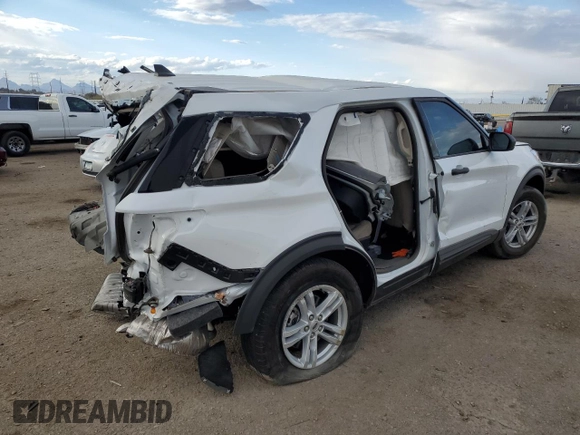 2024 Ford Explorer with VIN 1FMSK8BB9RGA49200, listed as a Copart auction lot 42966495 with 14,487 mi miles and Salvage Title. Bid and sale history available at carsss.com. Image 3.