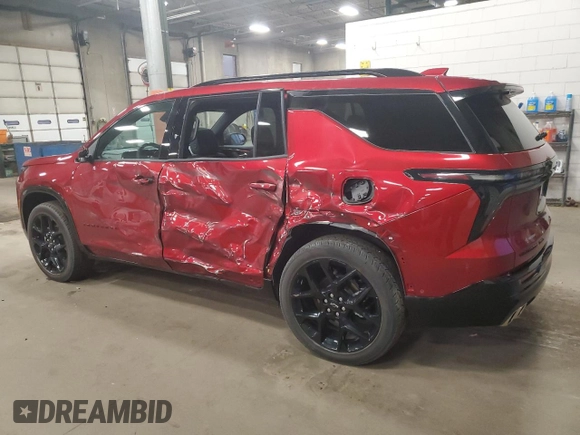 2024 Chevrolet Traverse AWD RS with VIN 1GNEVLKS5RJ174183, listed as a Copart auction lot 80459224 with 3,106 mi miles and Salvage Title. Bid and sale history available at carsss.com. Image 2.