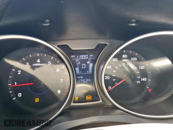 2013 Hyundai Veloster w/Red Int with VIN KMHTC6AD2DU150842, listed as a Copart auction lot 66378455 with 119,901 mi miles and Clean title. Bid and sale history available at DreamBid. Image 9.