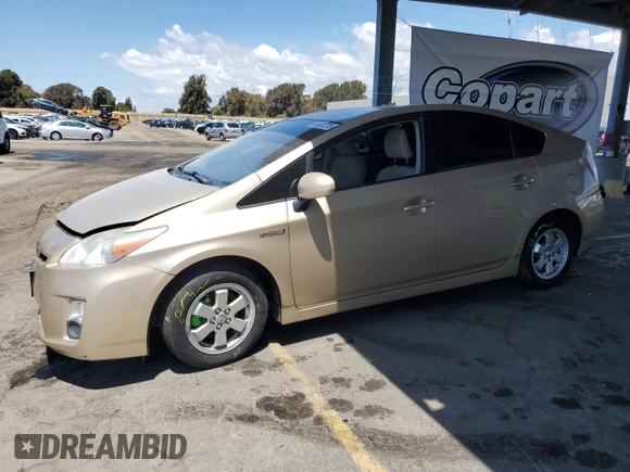 2010 Toyota Prius II with VIN JTDKN3DUXA1111546, listed as a Copart auction lot 56607215 with 219,146 mi miles and Salvage Title. Bid and sale history available at DreamBid. Image 1.