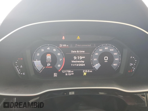 2019 Audi Q3 Premium with VIN WA1AECF30K1085132, listed as a Copart auction lot 80552304 with 121,758 mi miles and Salvage Title. Bid and sale history available at carsss.com. Image 9.