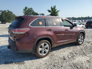 2015 Toyota Highlander Limited с VIN 5TDDKRFH3FS151806, выставлен на аукционе Copart как лот 61661905 с пробегом 32 370 миль миль и Списание • Salvage title. История ставок и продаж доступна на DreamBid. Изображение 3.