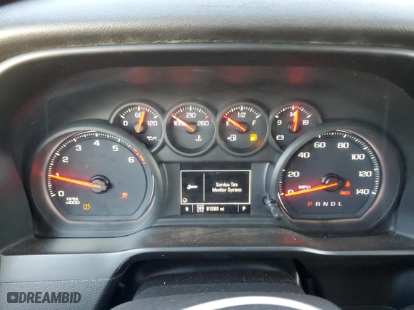 2019 Chevrolet Silverado 1500 Custom Trail Boss with VIN 3GCPYCEH1KG137566, listed as a Copart auction lot 42685375 with 81,090 mi miles and Salvage Title. Bid and sale history available at carsss.com. Image 9.