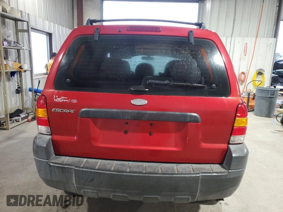 2005 Ford Escape XLS Value with VIN 1FMYU02Z25KD74202, listed as a Copart auction lot 49884095 with 136,025 mi miles and Salvage Title. Bid and sale history available at carsss.com. Image 6.
