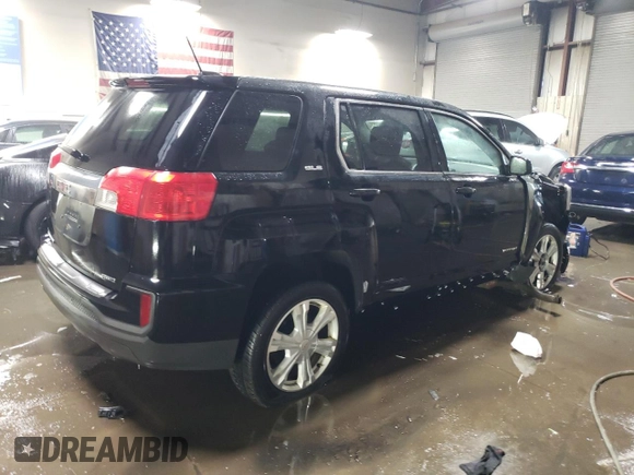 2017 GMC Terrain SLE with VIN 2GKFLSEK2H6326557, listed as a Copart auction lot 88942335 with 194,974 mi miles and Salvage Title. Bid and sale history available at carsss.com. Image 3.